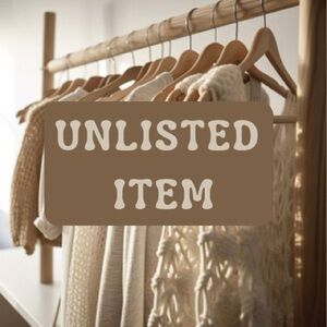 Unlisted Item For Live Show